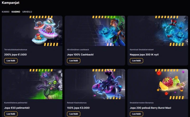 roibets bonuses page