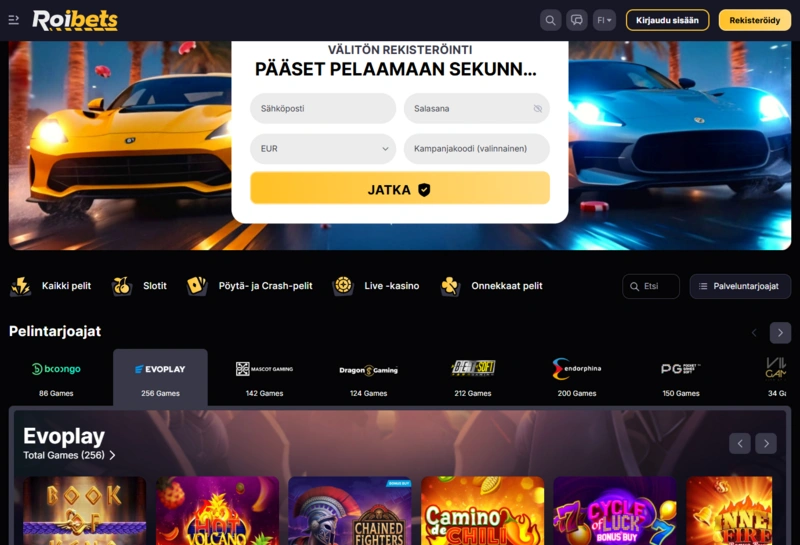 roibets home page